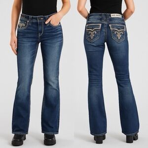 •	Rock Revival Dark Wash Jeans size 25, Closet Must-Have!